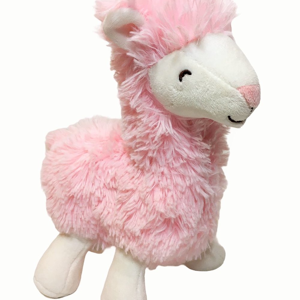 Carter’s Baby Llama Waggy Pink Musical Plush Toy - Picture 2 of 7